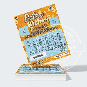 Impression personnalisée <span class=keywords><strong>de</strong></span> billets <span class=keywords><strong>de</strong></span> loterie à gratter en <span class=keywords><strong>carton</strong></span> numérique, écologiques, durables, avec logo <span class=keywords><strong>personnalisé</strong></span> imprimé, public cible du loterie - Product Image 3