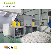 Déchiqueteuse industrielle à double ou simple axe pour sacs FIBC en film PP/PE, avec PLC automatique, robuste, pour la réduction de taille et le recyclage