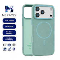 Coques de téléphone portable magnétiques de haute qualité à motif texturé en cuir pour iPhone 17AIR 16 15 14 ProMax, coque arrière antichoc en TPU souple