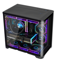 Boîtier de jeu SNOWMAN PLUS Full Tower ATX pour ordinateur Gamer PC avec fenêtre latérale, accessoires disponibles en stock