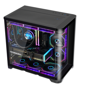 Gabinete de Juego SNOWMAN PLUS Full Tower <span class=keywords><strong>ATX</strong></span> para Computadora Gamer, con Ventana Lateral, Disponible en Stock - Product Image 4