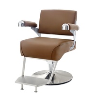 Chaise de barbier en acier moderne et tendance, simple, pivotante, réglable en hauteur, tabouret de coupe de cheveux, permanente, teinture