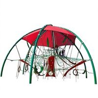 Structure de jeu dôme en corde pour extérieur, équipement de parc d'attractions pour enfants, OEM ODM