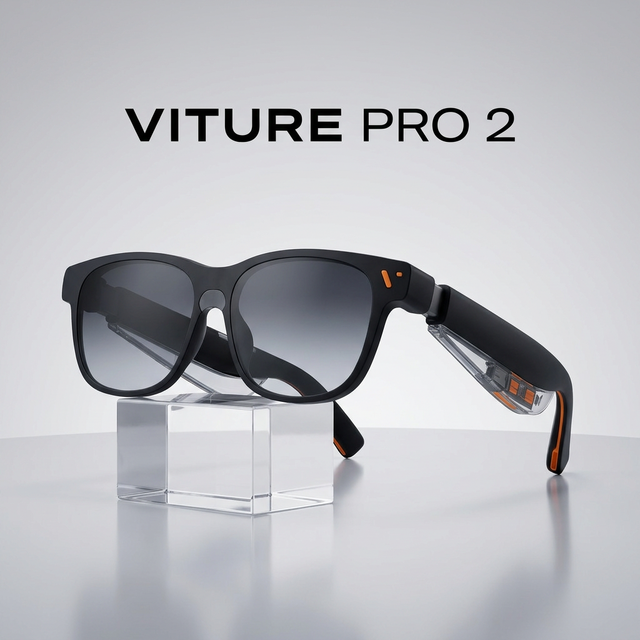 Authentic VITURE Pro 2 XR Smart Glasses 146 Inch Virtual Screen 1600nit 120Hz for Phone Switch2 Mac PC Home Entertainment