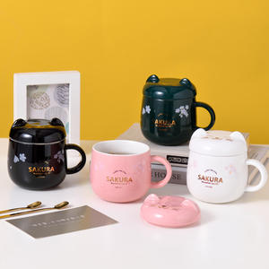 Vente en gros professionnelle, Design de fête des mères, cœur imprimé Floral, blanc vierge, cadeau personnalisé, tasses en céramique pour les meilleures mamans - Product Image 3