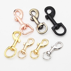 Prezzo all'ingrosso in acciaio moschettone girevole ganci a scatto per borsa da bagaglio accessori in ottone gancio a scatto in metallo fibbia guinzaglio per cani - Product Image 1