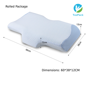 Cuscino Cervicale Anti-Russamento TEXPACK Ergonomico in Memory Foam a Lento Ritorno per Supporto del Collo e Sollievo dal Dolore Personalizzabile OEM/ODM - Product Image 6