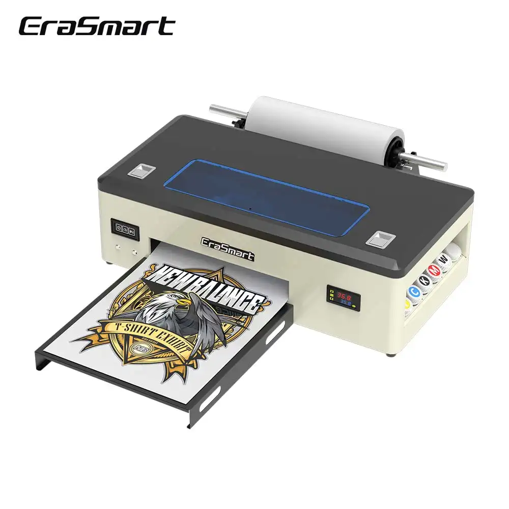 Erasmart 1390 universal T-shirt kunststoff A3 DTf druck maschine rolle zu rolle