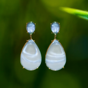 Pendientes de Moda con Diseño de Lágrima, Acero Inoxidable 316L, Baño de Oro PVD, Resistentes y Sostenibles - Product Image 3