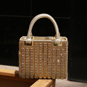 Dropshipping Shopify Soirée Strass Sac à main Sac de rangement Handheld Single Shoulder Multi Color Elegant Ladies Clutch Bag Gift - Product Image 4