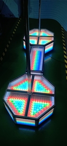 Éclairage LED DJ coloré pour discothèques, pubs, spectacles, 18W, aluminium, pole dance, scène, plateforme, mode de contrôle DMX512 pour entrepôts - Product Image 3