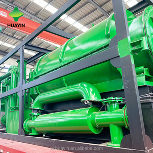 Usine de pyrolyse à l'échelle <span class=keywords><strong>pilote</strong></span> de 750 kg pour pneus et plastiques usagés, produisant du carbone noir et du mazout, installation gratuite - Product Image 2