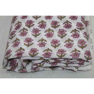 Tela de Algodón Premium 60x60 Hecha a Mano, Tejida, 110 GSM, Estampados Naturales Indios, Vestidos para Niños, Cortinas Ligeras, Decoración de Bolsos - Product Image 5