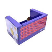 Direct Supply PDQ Recycleerbare Kartonnen Displaydoos met Sponsvoering en Matte Laminering voor Super Promotionele Snackstapel