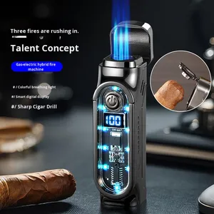 Allumage portable Allume-cigare multifonctionnel en métal Allume-cigare haute puissance Briquet de <span class=keywords><strong>charge</strong></span> domestique - Product Image 3