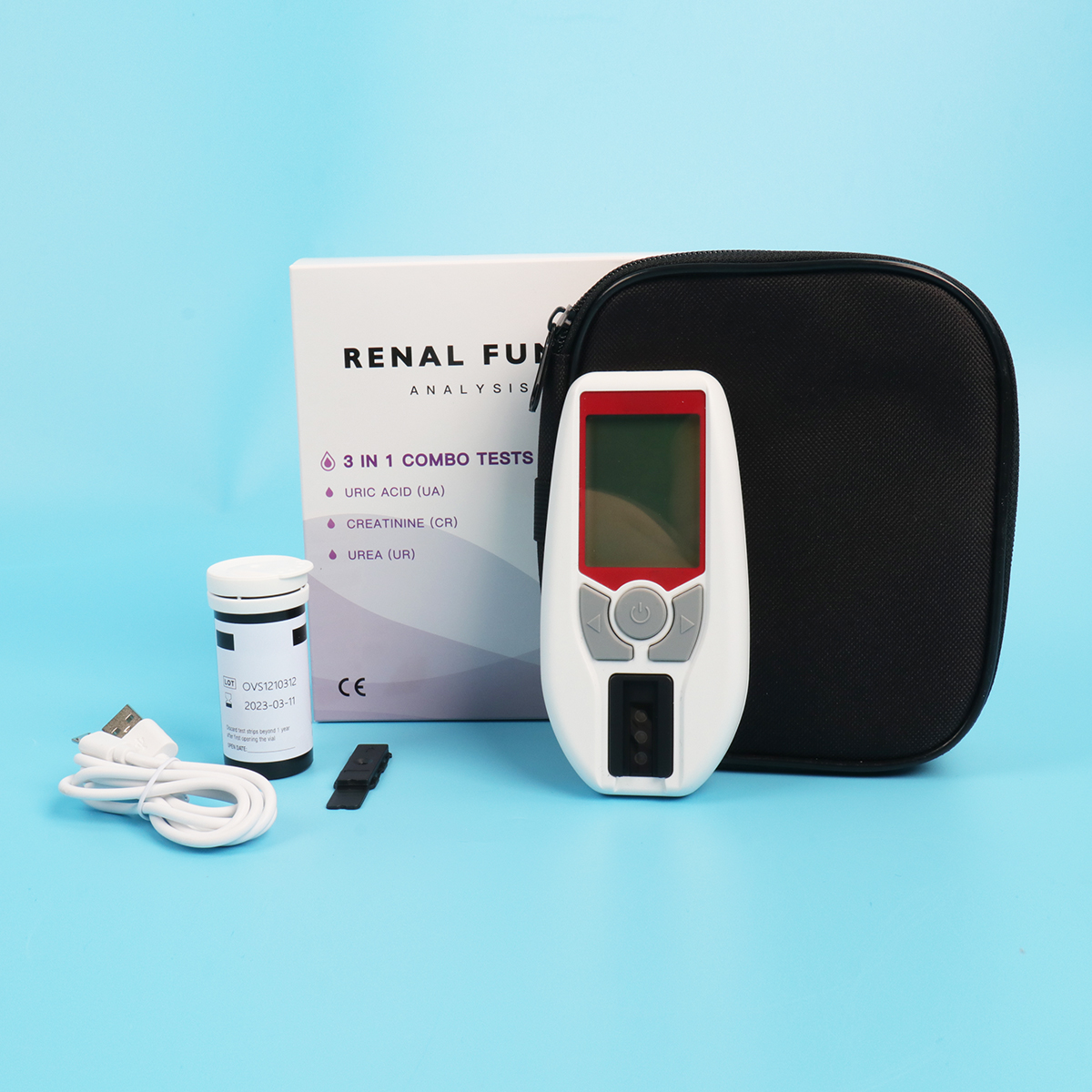 Medidor de análisis de función renal portátil aprobado por CE