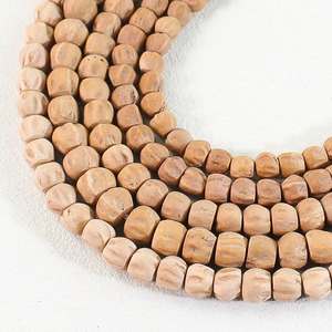 Cuentas de madera en forma de barril, 108 unidades, pulsera de cuentas de oración estilo tibetano - Product Image 1