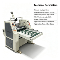 Machine à plastifier automatique électrique 720 mm, chaud/froid, avec emballage en bois, vitesse de 53 po/min pour l'impression et la post-pressage