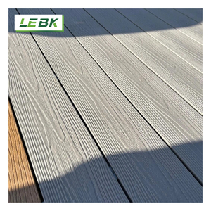 Tùy chỉnh ngoài trời thân thiện với môi bền không thấm nước rắn Mũ decking hồ bơi sàn chống trượt thiết kế WPC sàn - Product Image 3