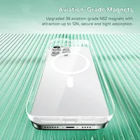 Étui magnétique pour iPhone 15 14 13 12 11 Pro Max, coque de chargement sans fil pour iPhone 15 13 12 Pro Max, étui de téléphone magnétique en PC