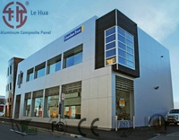 Panneau composite en aluminium flexible pour murs courbes, revêtement ACP ACM pour façade intérieure et extérieure