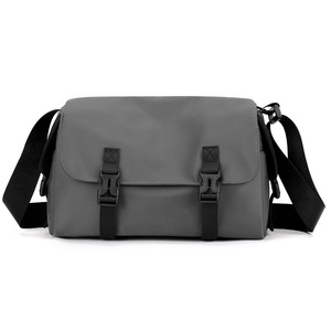 Custom Logo Unisex Oxford Cloth Messenger <b>Bag</b> Crossbody Shoulder Waterproof Summer Durable Lightweight with Cover Closure - Product Image 1
