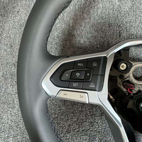 Volant de voiture pour Volkswagen VW Tiguan Polo Golf 7 Passat, volant en cuir