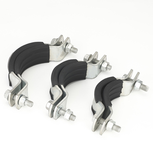 Vente en gros de colliers de serrage en cuivre pour montage mural et au plafond en acier pour installation de tuyaux - Product Image 6