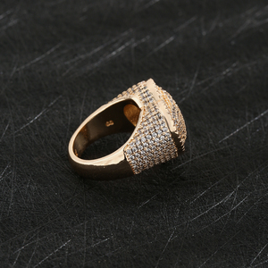 Anillo <span class=keywords><strong>de</strong></span> Corazón <span class=keywords><strong>de</strong></span> Alta Joyería <span class=keywords><strong>de</strong></span> Moda Hip Hop, Anillo <span class=keywords><strong>de</strong></span> <span class=keywords><strong>Pareja</strong></span> Personalizado con Circonita para Mujer - Product Image 3