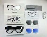Lunettes Intelligentes AIMB S1 avec Caméra, Objectif 200W, Enregistrement Vidéo 1080P, Haut-parleur AAC, Activation Vocale, Audio et Musique, Lunettes de Soleil