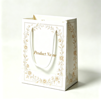 Sac cadeau en papier kraft imprimé sur mesure avec poignée torsadée, logo OEM ODM pour emballage de boutique, mariage, fêtes