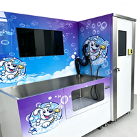 Station de lavage pour chiens à monnayeur, longue durée de vie, faible entretien, machine de lavage automatique pour chiens