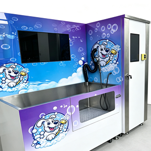 Stazione di lavaggio cani a lunga durata, a moneta, a bassa manutenzione, con lavatrice automatica per cani - Product Image 4