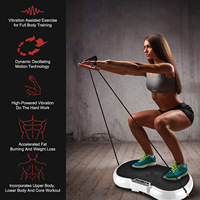 Equipo de plataforma de vibración para todo el cuerpo Master Fitness Material ABS para deportes y entretenimiento en el hogar Ejercicio mejora el cuerpo en forma