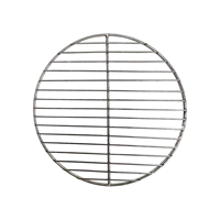 Grille de barbecue portable en acier inoxydable soudé pour camping, barbecue au charbon de bois extérieur