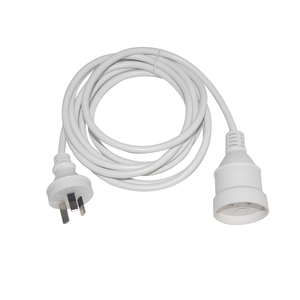 SAA Approved Australian 3 <b>Pin</b> AU <b>Plug</b> Male to Female Heavy Duty Power Extension Cord H05VV-F 1.0mm² 3C - Product Image 1
