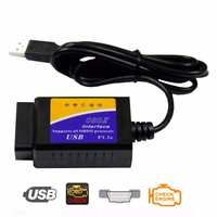 OBD2 ELM327 V1.5 USB/WIFI Cable de diagnóstico de coche Obd2 interfaz de escáner compatible con todos los protocolos OBDII ForScan Work on Win 7/8/XP