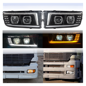 Phares de projecteur à double lentille LED en gros d'usine pour camions Mercedes-Benz Actros MP1 EURO 1996-2015 - Product Image 1