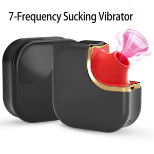 เครื่องดูดกระตุ้นรูปทรงรูบิค ของเล่นทางเพศสำหรับผู้หญิง คู่รัก เลสเบี้ยน 7 โหมดสั่นสะเทือน รูปทรงปาก กระตุ้นหน้าอก กันน้ำ ชาร์จ USB ได้ - Product Image 1