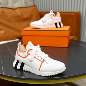 Baskets décontractées élégantes pour hommes, avec empeigne premium en patchwork, amorti dynamique du pied, résistance à l'usure, universelles toutes saisons - Product Image 1