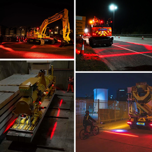 Feux de signalisation routière à faisceau large rouge clair à LED pour camions - Product Image 4