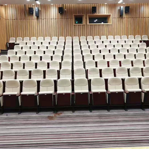 Venta directa de fábrica, muebles para el aula, sillas plegables para auditorio, gran teatro, sala de música, sillas de iglesia con tablero de escritura - Product Image 4