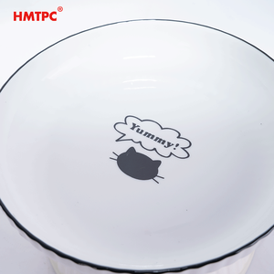 Bol d'alimentation pour animaux de compagnie en céramique mignon, facile à nettoyer, portable, pour chats et chiens de petite et <span class=keywords><strong>moyenne</strong></span> <span class=keywords><strong>taille</strong></span> - Product Image 6