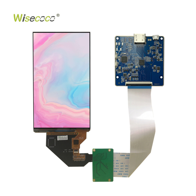 Wisecoco 5.5" FHD AMOLED Display 1080*1920 IPS OLED Screen MIPI Interface AMOLED Display Module with Touch Panel