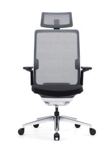 <span class=keywords><strong>Chaise</strong></span> de bureau ergonomique pivotante à dossier haut <span class=keywords><strong>Chaise</strong></span> de bureau en maille moderne Accoudoir réglable 4D Support lombaire Tissu durable extensible - Product Image 5