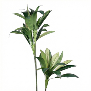Planta Artificial de Dracaena de Dos Tallos, Planta Decorativa en Maceta de Tacto Real para Decoración de Interiores, Hogar, Oficina, Hotel - Product Image 4