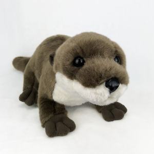 Vente en gros OEM personnalisé mignon loutre & castor peluche jouet animal sauvage simulé peluche poupée ornement tissu super doux cadeau pour enfants - Product Image 6