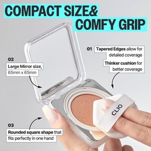 คลีโอ คิล คัฟเวอร์ ฟาวน์เดชั่น คูชั่น เดอะ ออริจินัล 3921N ลินิน คุมมัน ปกปิดปานกลาง เนื้อสัมผัสเป็นธรรมชาติ - Product Image 5