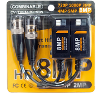 Adaptateur transmetteur vidéo 1ch 8MPAHD/CVI/TVI pour caméras CCTV