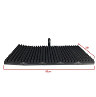 Écran d'isolation pour microphone moderne de qualité supérieure à 5 panneaux métalliques, pare-vent pliable en mousse insonorisante, garantie 3 ans pour studio